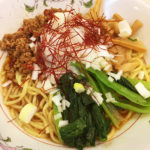 今日の担々麺「餃子の王将」